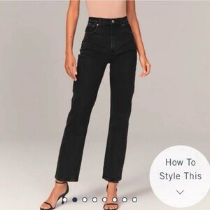 Abercrombie & Fitch 90s Straight Ultra High Rise Size 33 / 16